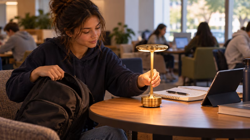 Die kabellose Lampe, die kleine Räume sofort praktischer macht